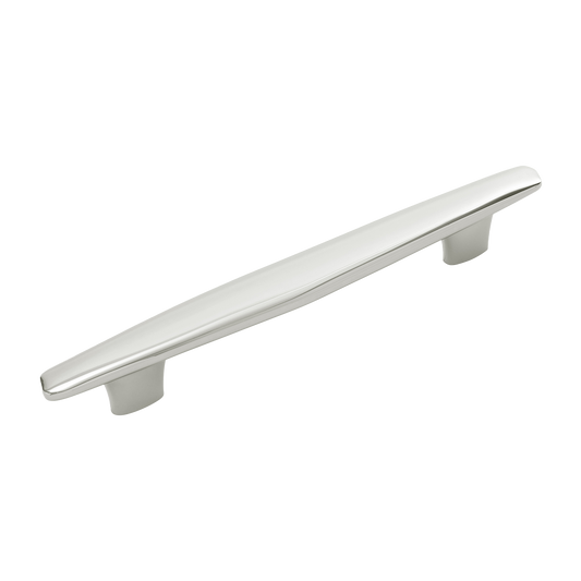Pebble Collection Pull 6-5/16 Inch (160mm) & 7-9/16 Inch (192mm) Center to Center Polished Nickel Finish