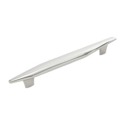 Pebble Collection Appliance Pull 12 Inch Center to Center Polished Nickel Finish