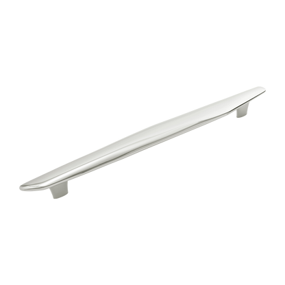 Pebble Collection Appliance Pull 18 Inch Center to Center Polished Nickel Finish