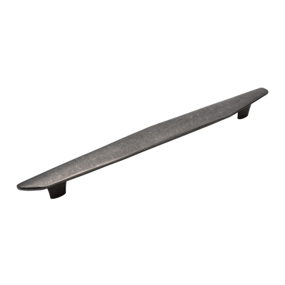 Pebble Collection Appliance Pull 18 Inch Center to Center Black Nickel Vibed Finish