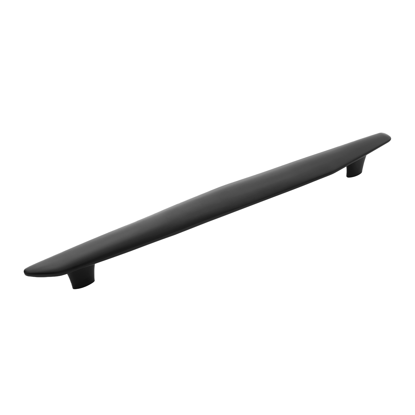 Pebble Collection Appliance Pull 18 Inch Center to Center Matte Black Finish