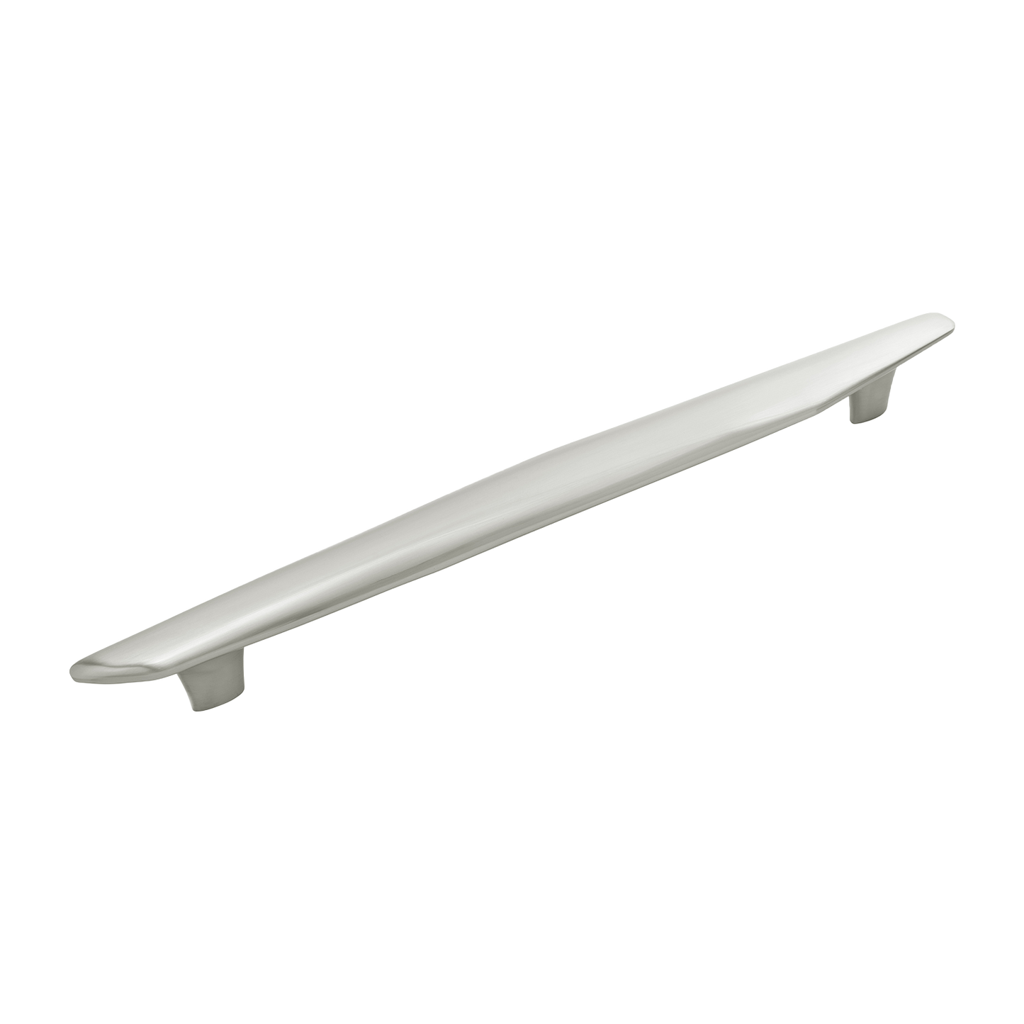 Pebble Collection Appliance Pull 18 Inch Center to Center Satin Nickel Finish