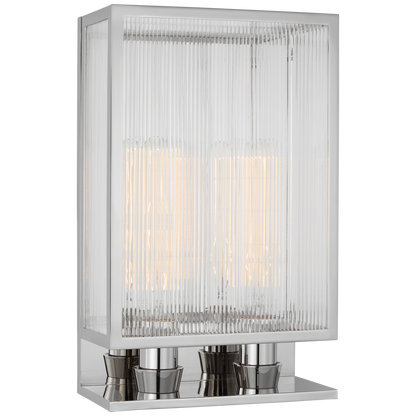 York 16" Double Box Sconce