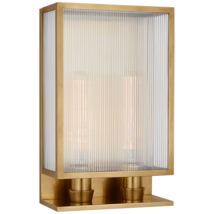 York 16" Double Box Sconce