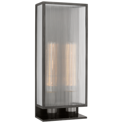 York 24" Double Box Outdoor Sconce