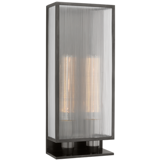 York 24" Double Box Outdoor Sconce