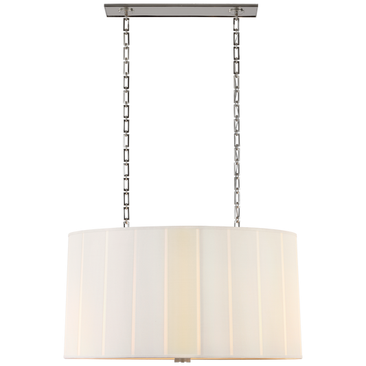 Perfect Pleat Oval Hanging Shade