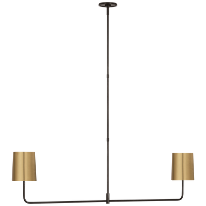 Go Lightly 54" Two Light Linear Chandelier