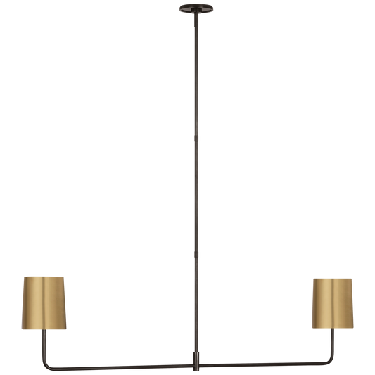 Go Lightly 54" Two Light Linear Chandelier