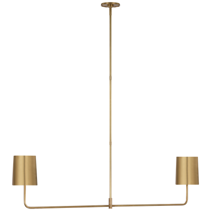 Go Lightly 54" Two Light Linear Chandelier