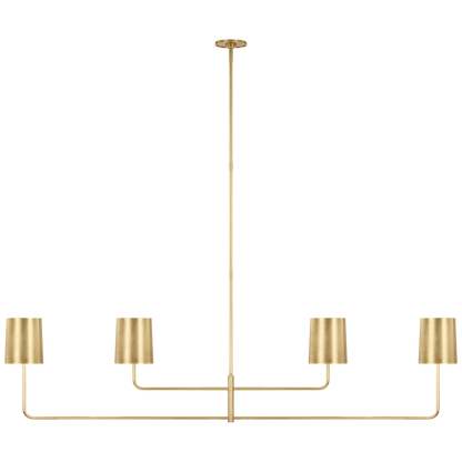 Lustre linéaire à quatre lumières Go Lightly de 70 po