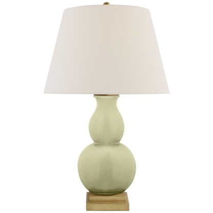 Gourd Form Small Table Lamp