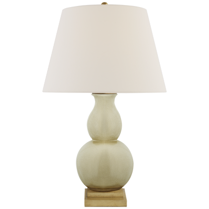 Gourd Form Small Table Lamp