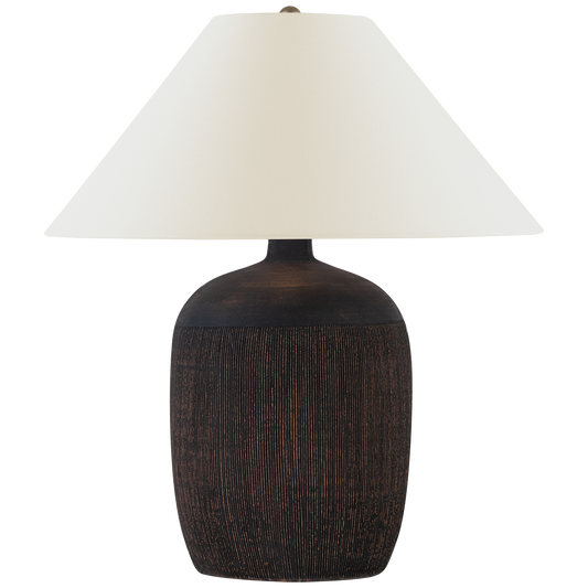 Portis 32" Combed Round Table Lamp