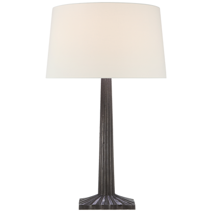 Strie Fluted Column Table Lamp
