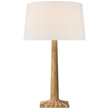 Strie Fluted Column Table Lamp