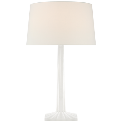 Strie Fluted Column Table Lamp