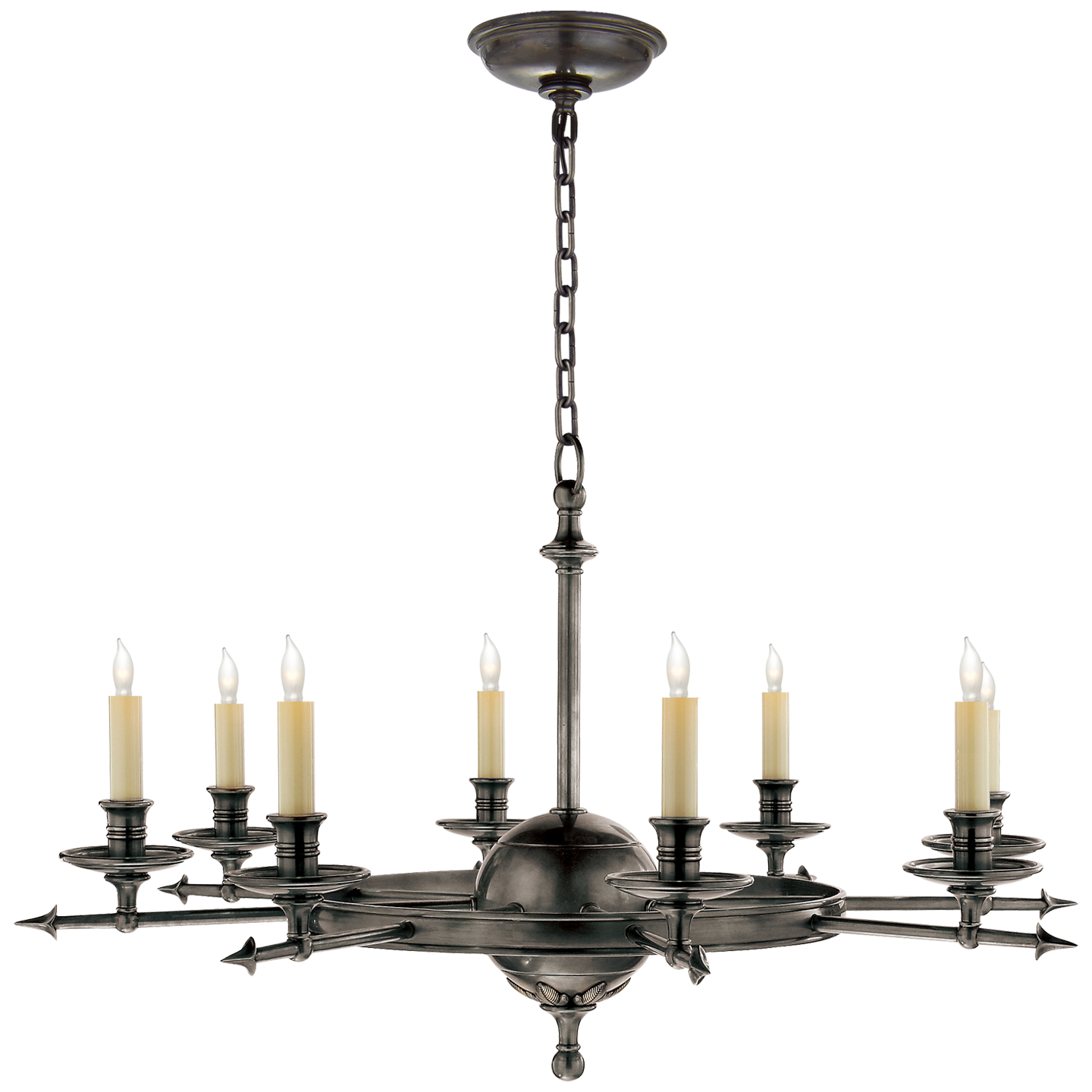 Grand lustre Feuille et Flèche