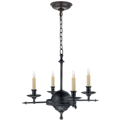 Leaf and Arrow Small Chandelier