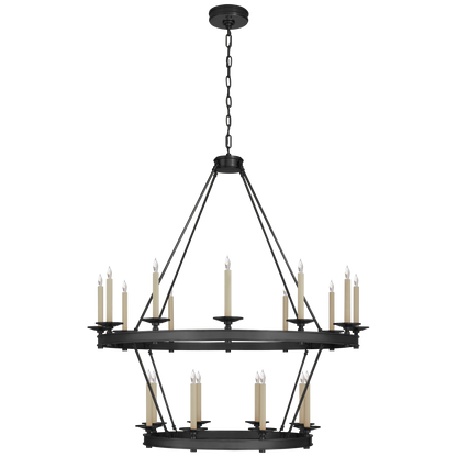 Launceton Large Two Tiered Chandelier