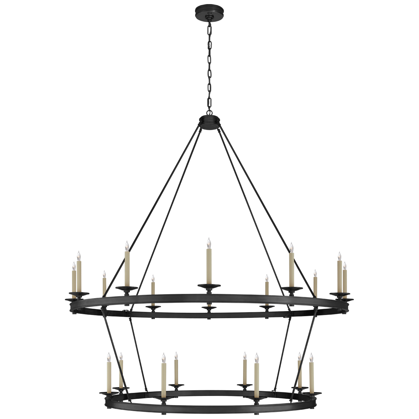 Launceton XXL Two Tiered Chandelier