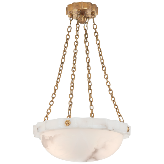 Lustre moyen à bande cannelée