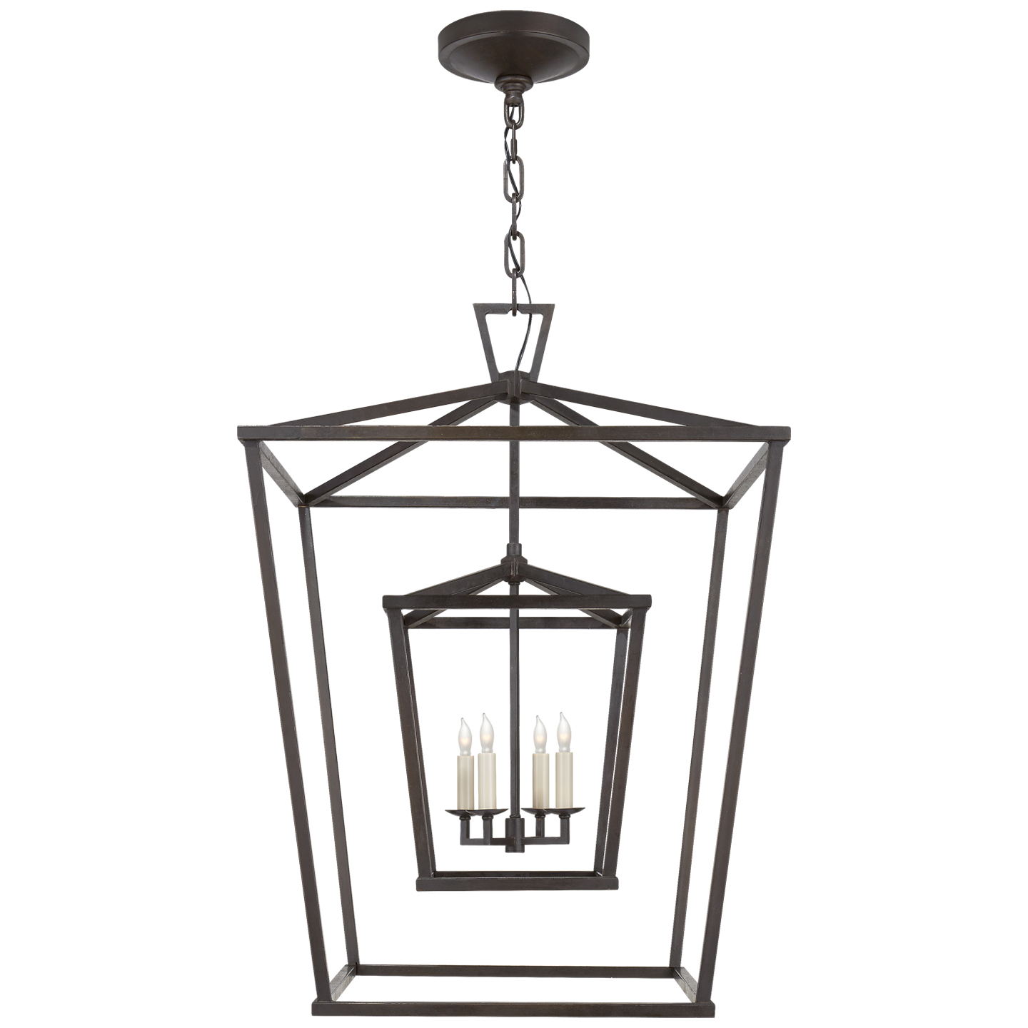 Darlana Large Double Cage Lantern