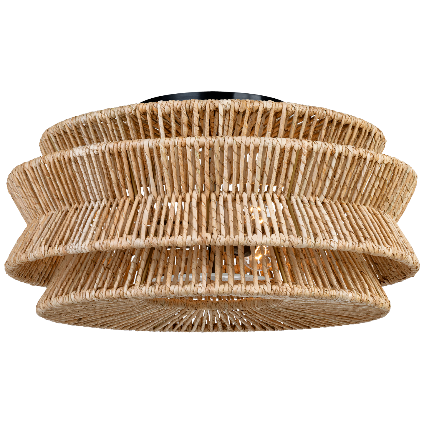 Antigua XL Drum Semi-Flush Mount