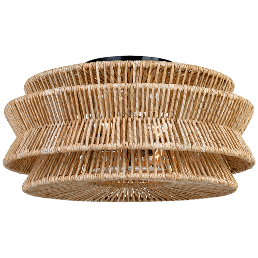 Antigua XL Drum Semi-Flush Mount