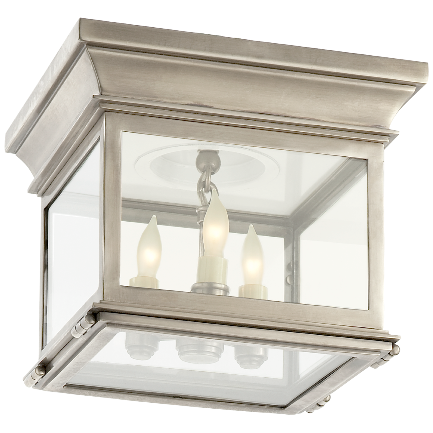 Club Small Square Flush Mount