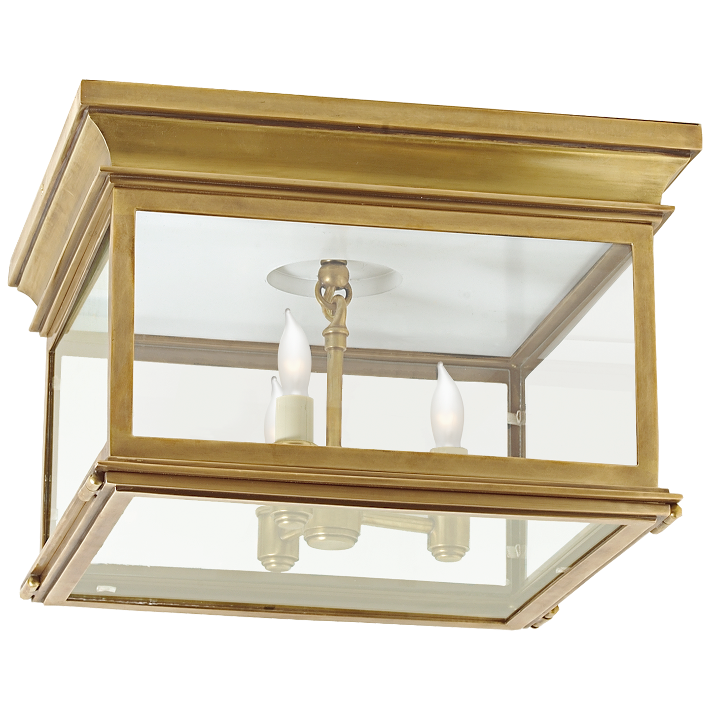 Club Large Square Flush Mount