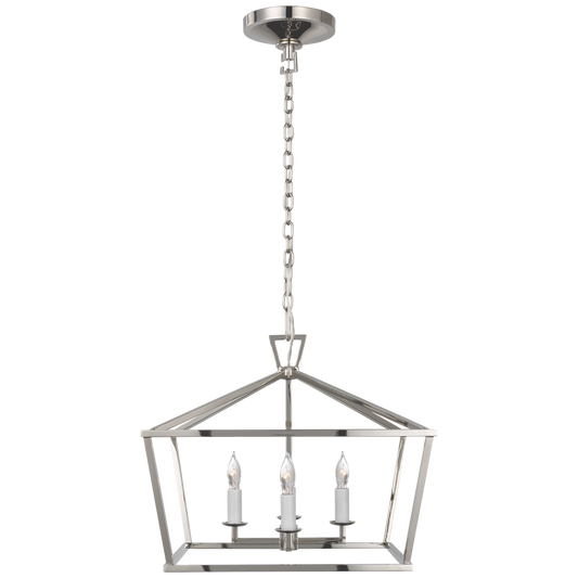 Darlana Small Wide Semi-Flush Mount Lantern