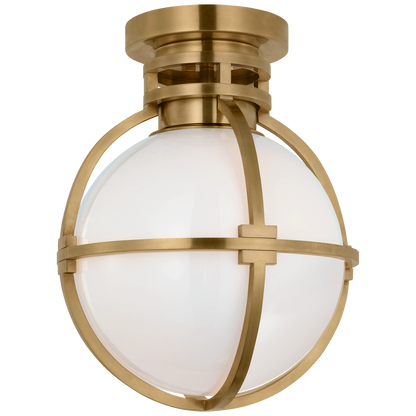 Gracie 10" Captured Globe Flush Mount