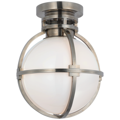 Gracie 10" Captured Globe Flush Mount