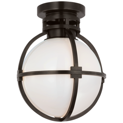 Gracie 10" Captured Globe Flush Mount