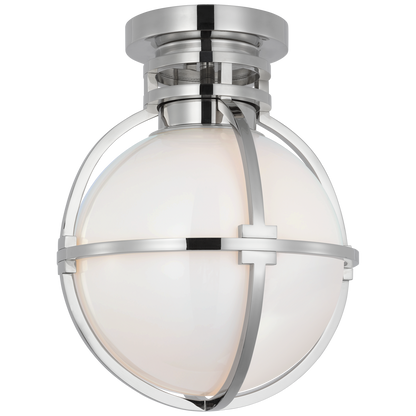 Gracie 10" Captured Globe Flush Mount