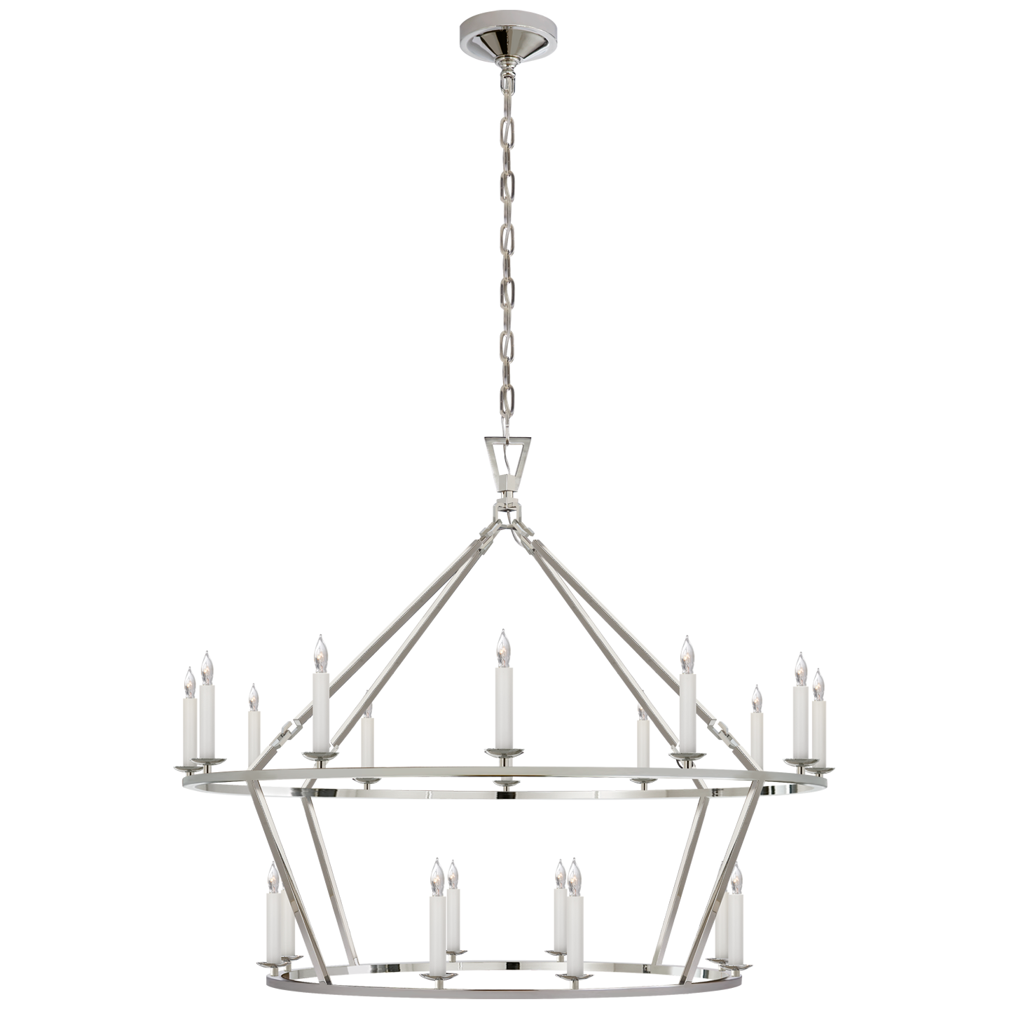 Darlana Large Two-Tiered Ring Chandelier