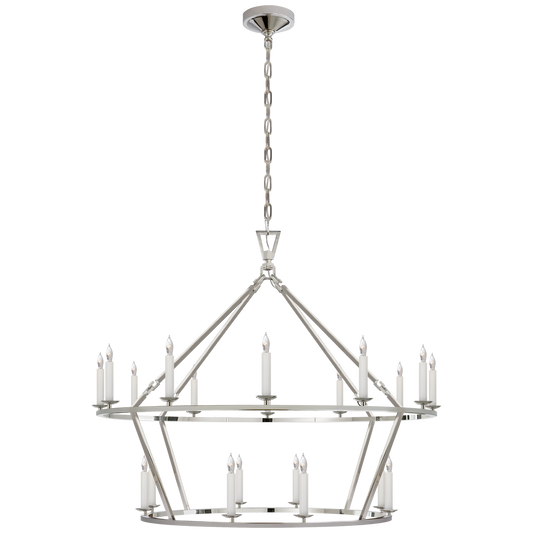 Darlana Large Two-Tiered Ring Chandelier
