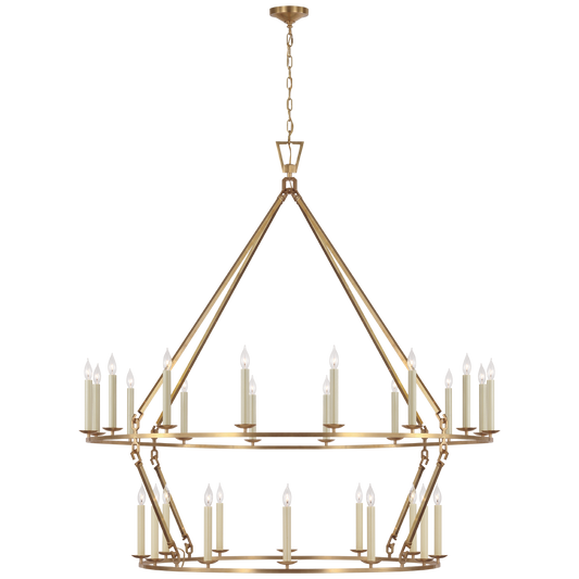 Darlana Oversized Two Tier Chandelier