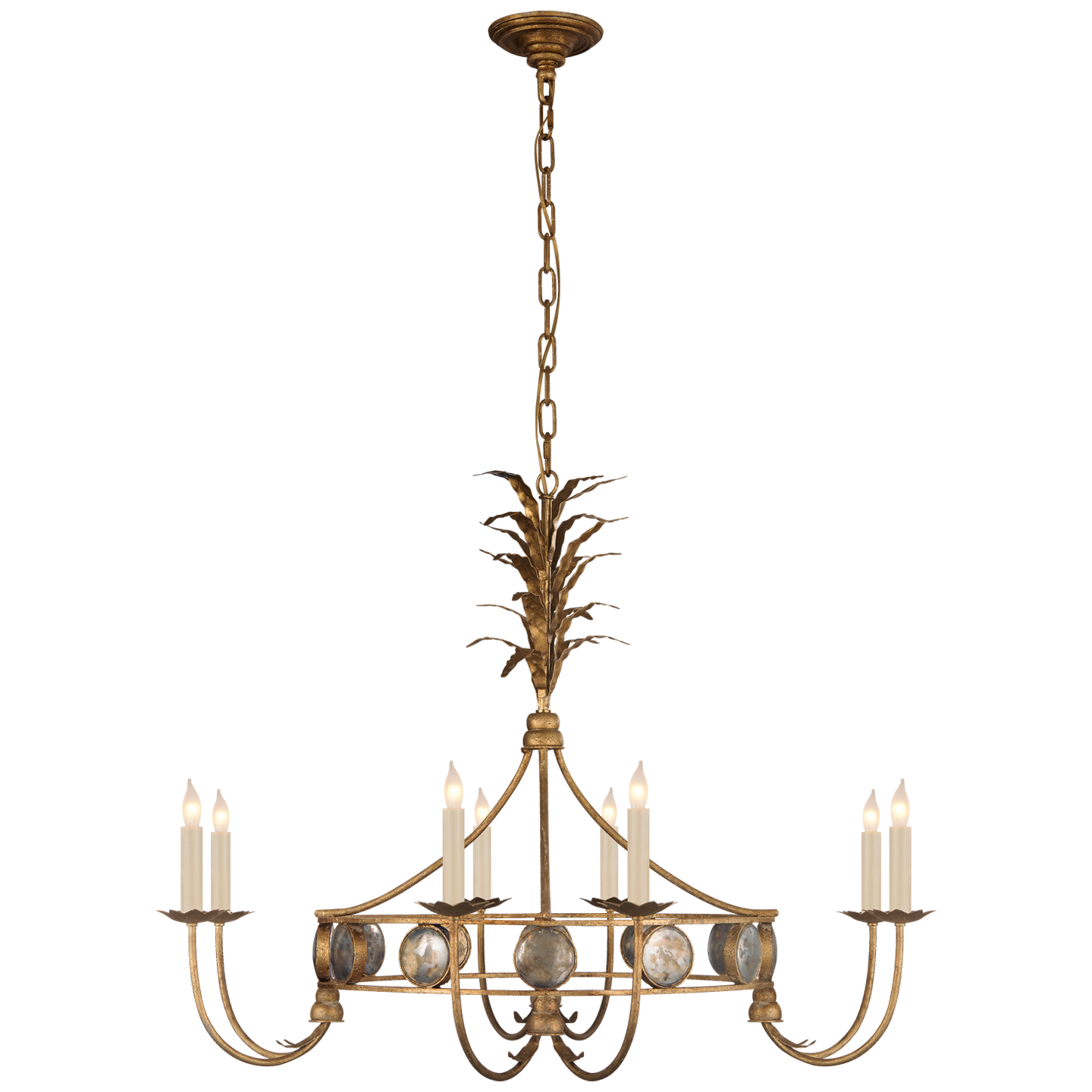 Lustre à anneaux moyens Gramercy