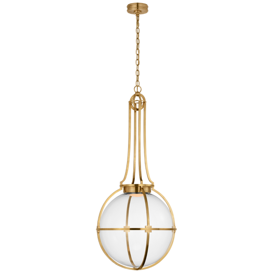 Gracie Large Captured Globe Pendant