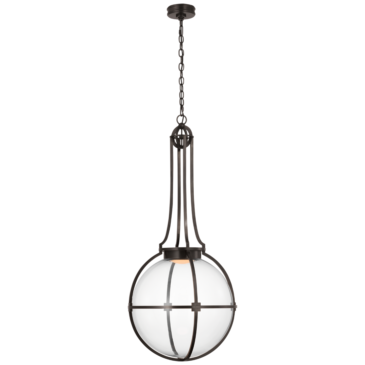 Gracie Large Captured Globe Pendant