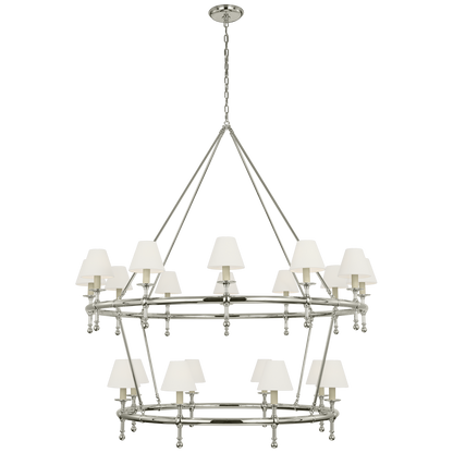Classic 54" Two-Tier Ring Chandelier