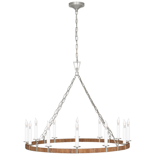 Darlana Large Wrapped Ring Chandelier