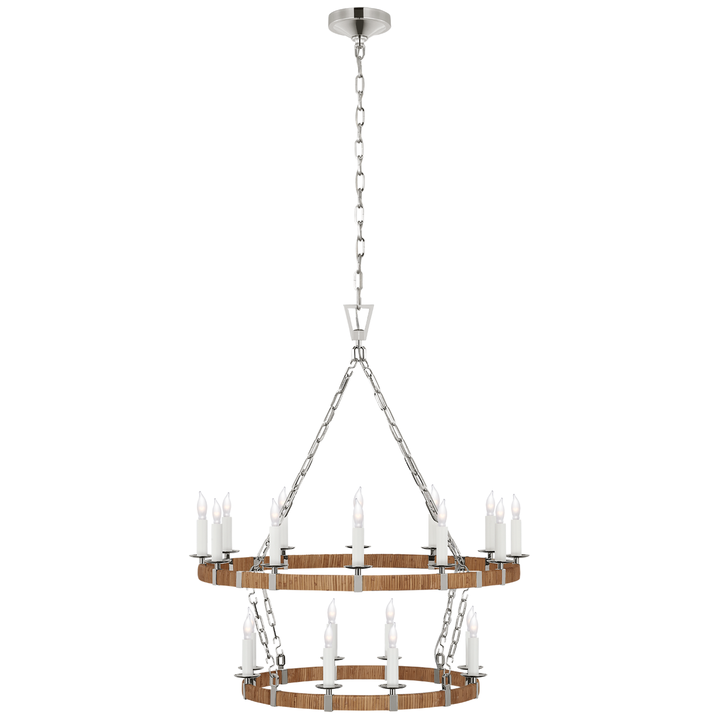 Lustre Darlana à deux niveaux de taille moyenne