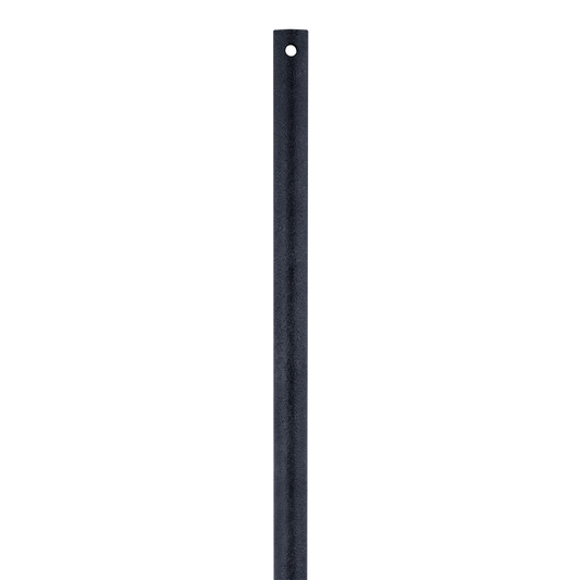 18" Downrod in Dark Weathered Zinc