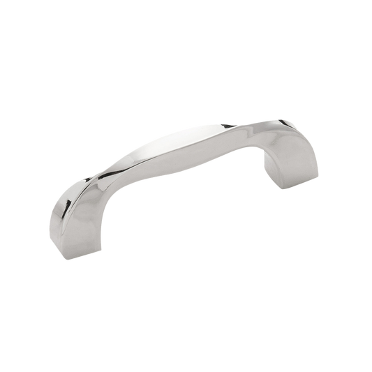 Facette Collection Knob 1-3/8 Inch Diameter Satin Brass Finish