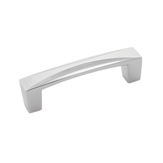 Facette Collection Knob 1-3/8 Inch Diameter Satin Brass Finish