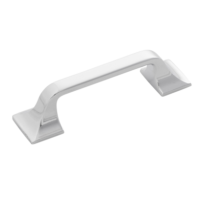 Facette Collection Knob 1-3/8 Inch Diameter Satin Brass Finish