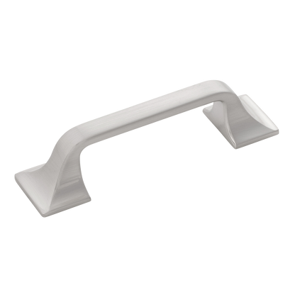 Facette Collection Knob 1-3/8 Inch Diameter Satin Brass Finish